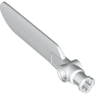 Lego Technic Rotor Blade Small with Hole and Axle Connector End / White