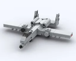 Mini A-10 Thunderbolt II "Warthog" v2 in 1:125 Scale