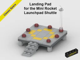 Landing Pad for the Mini Rocket Launchpad Shuttle