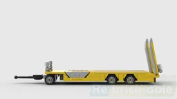 Low loader trailer