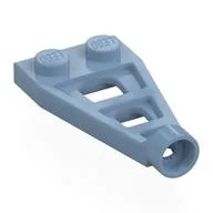 Plate Special 1 x 2 with Long Stud Receptacle (Space Wing) / Sand Blue