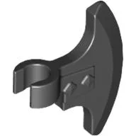 Weapon Axe Head, Clip-on (Viking) [Thick Clip] / Black