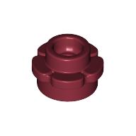 Lego Plant, Flower, Plate Round 1 x 1 with 5 Petals / Dark Red