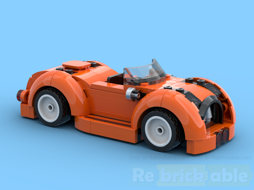 Lego Virginia, reddish orange version
