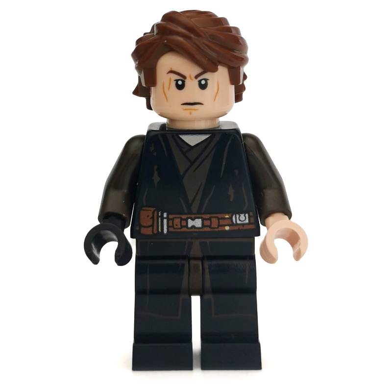 Lego Anakin Skywalker, Transformation, Yellow Eyes, Black Legs