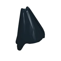 Hat High Cone Shaped / Black