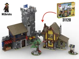 31120 - Medieval Town Square