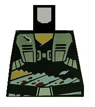 Lego Torso SW Torn Shirt and Bandaged Midriff Pattern