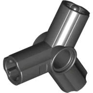 Technic Axle and Pin Connector Angled Triple [120° Offset] / Black