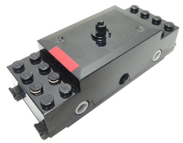 Lego Electric, Train Motor 9V RC Train with Red Stripe Pattern