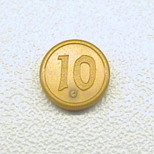 Lego Money / Coin with Printed 10