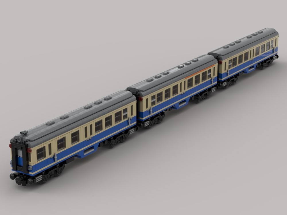 Lego Middle entry wagons from the German Federal Railroad