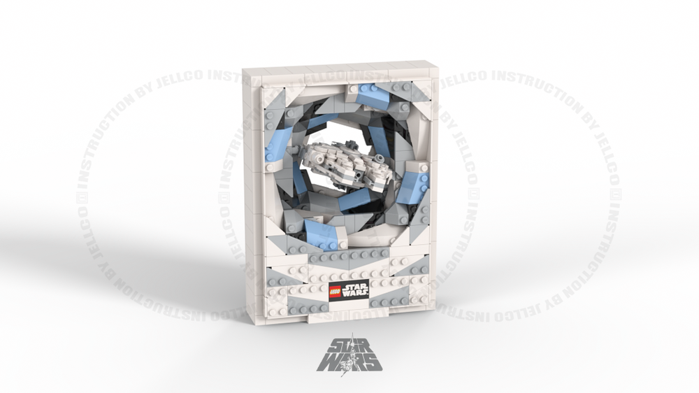 Lego Box-Style Micro Diorama : Original Trilogy M.Falcon Theme PART I