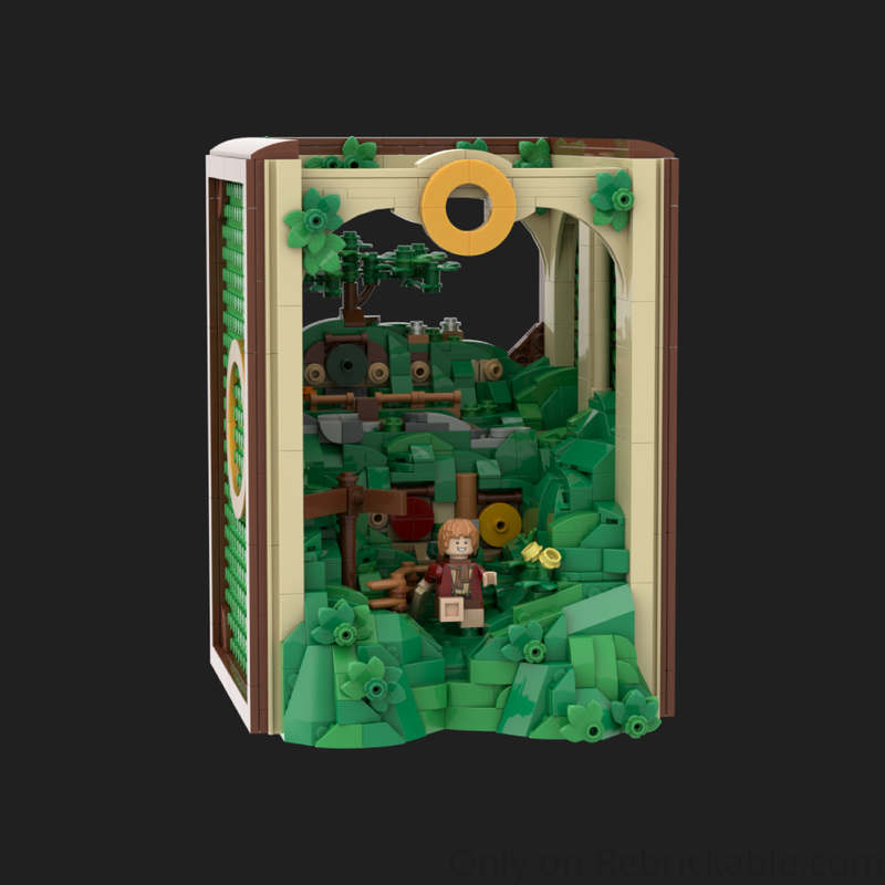 Lego Book Nook - Bilbo's Adventure
