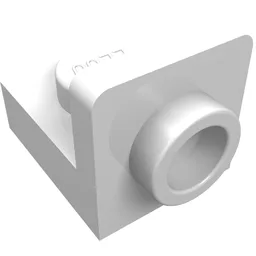 Bracket 1 x 1 - 1 x 1 Inverted / White