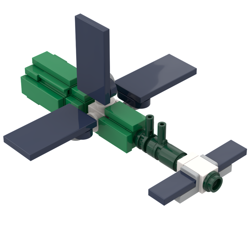 Lego Salyut 4 (1:220 scale - as ISS)