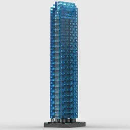 Devon Tower at 1/650th Scale