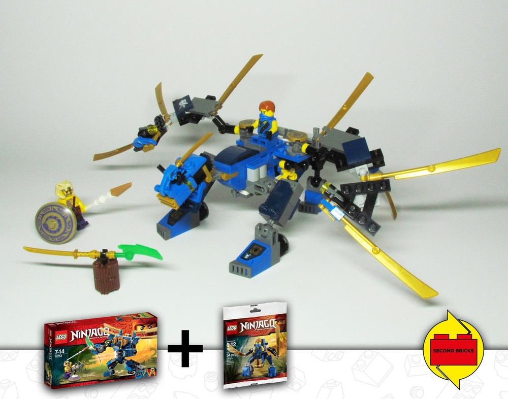 Lego 70754 X 30292: Electro Robot Dragon