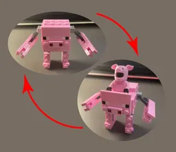 Minecraft Pig Mech V2