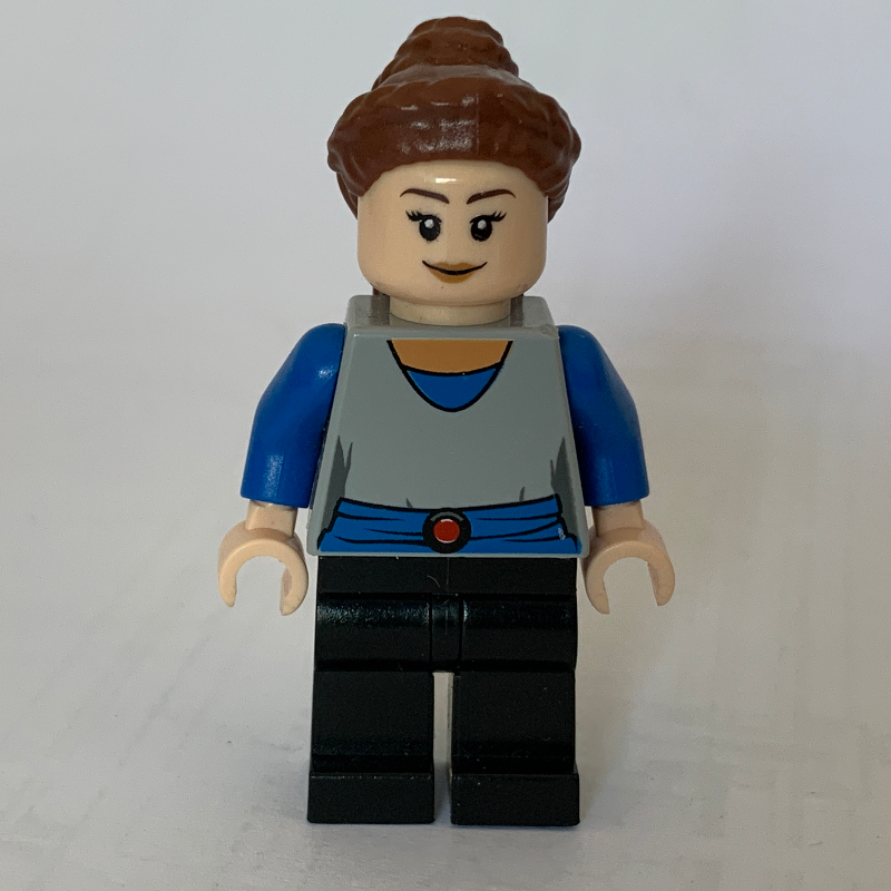 Lego Padme Amidala / Naberrie, Light Bluish Gray Tunic