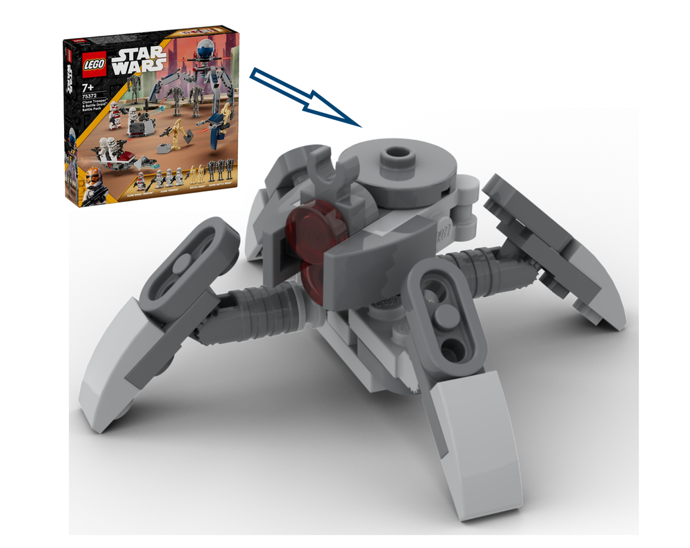 Lego "Crab Droide" 75372 alternative build (MOC)