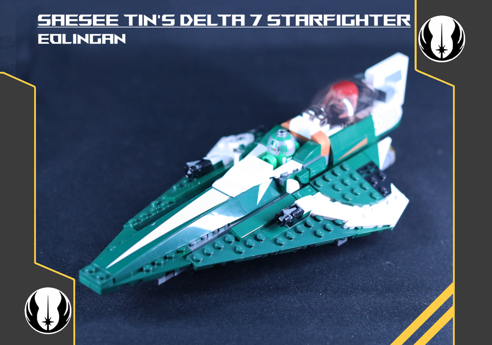 Lego Saesee Tiin's Delta 7 Starfighter