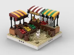 Desert Street market for a Modular Desert village
