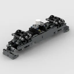 Container lifting arm for handling crane