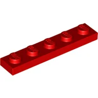 Plate 1 x 5 / Red