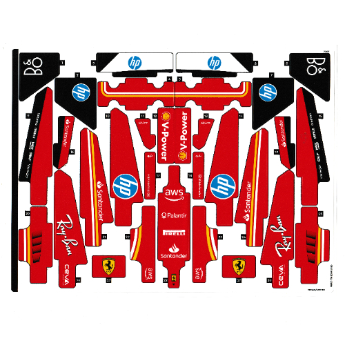 Lego Sticker Sheet 1 for Set 42207-1 / [No Color/Any Color]