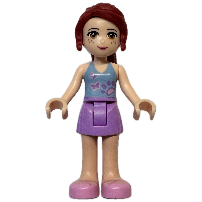 Lego Mia - Medium Blue Top, Medium Lavender Skirt