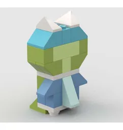 10704 BlueLime Bird
