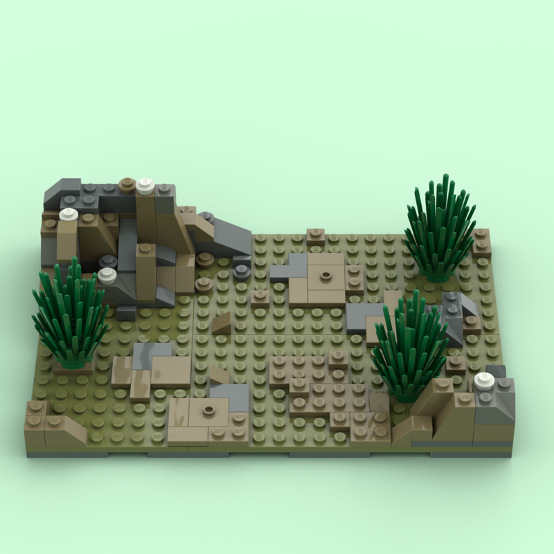 Lego Rocky Alpaca Display Base