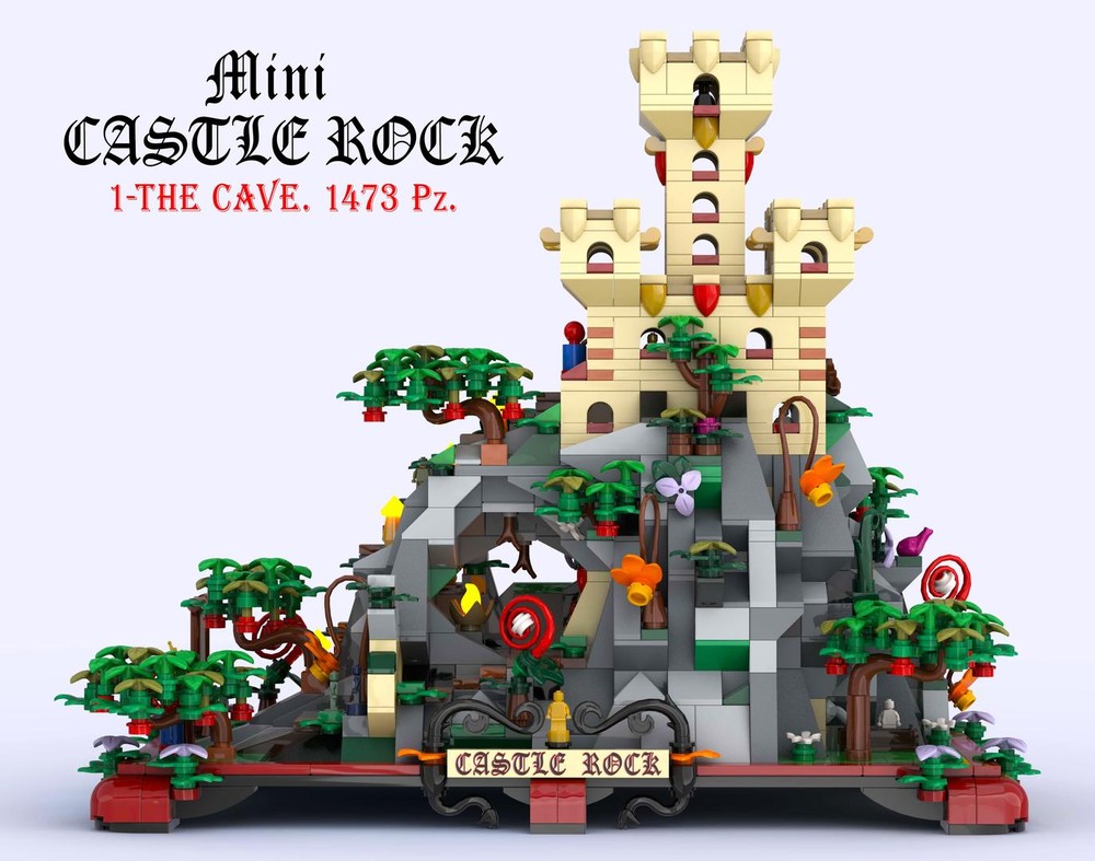 Lego Mini CASTLE ROCK 1-THE CAVE