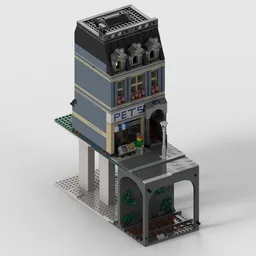 Basement for moduars: with underground line 1