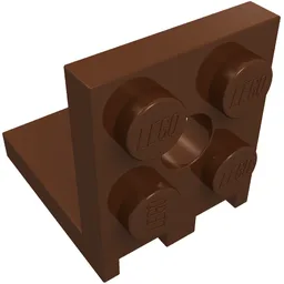 Bracket 2 x 2 - 2 x 2 / Reddish Brown
