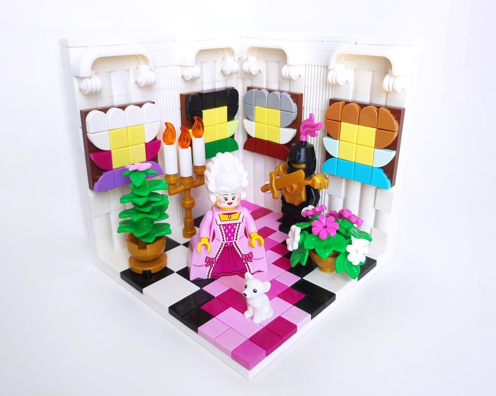 Lego Rococo Aristocrat Vignette