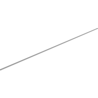 Lego Hose, Pneumatic 4mm D. 80L / 64cm / Light Bluish Gray