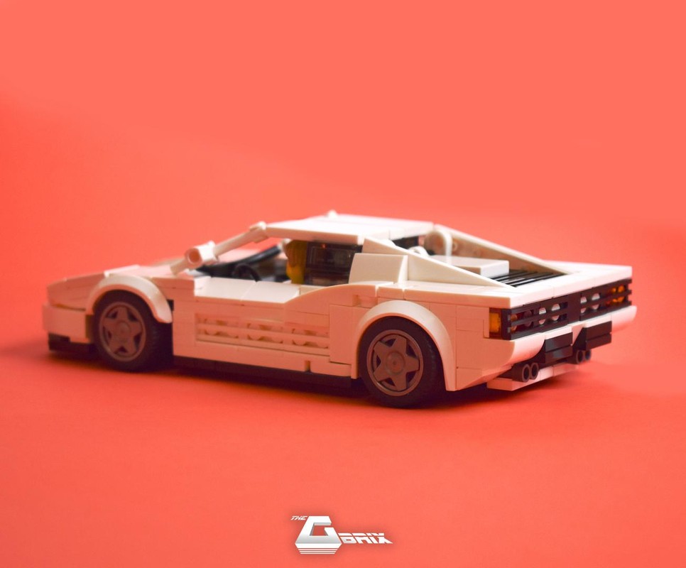 Lego Ferrari Testarossa - White and Red