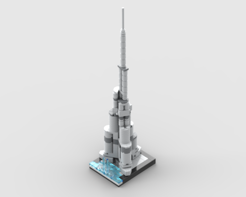 Lego Buildings around the world: Burj Khalifa, Dubai