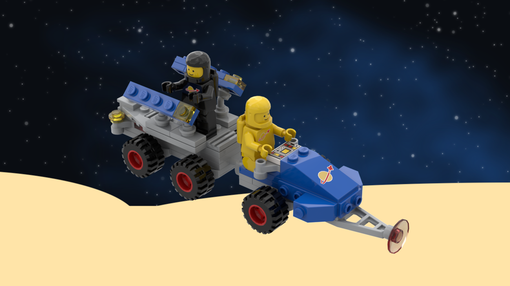 Lego Classic Space Reimagined: Mobile Command Trailer 1558