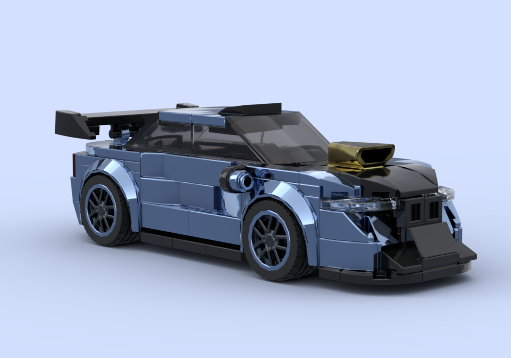 Lego Blue Urban car