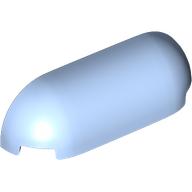 Lego Brick Round, Curved Triple 1 x 4 x 1 / Bright Light Blue