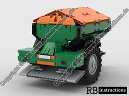 Large area spreader for Claas Xerion 5000 or Fastrac (Großflächenstreuer)