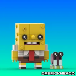 Spongebob Squarepants + Gary the Snail Brickheadz