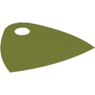 Lego Neckwear Cape, Short, One Top Hole / Olive Green
