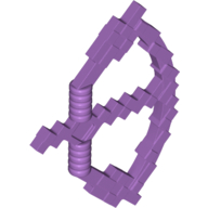 Lego Weapon Bow and Arrow, Blocky / Medium Lavender