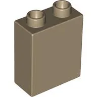 Duplo Brick 1 x 2 x 2 / Dark Tan