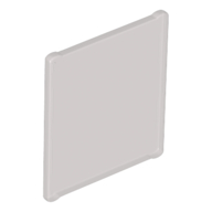 Lego Glass For Frame 1 x 3 x 3 / Trans-Brown