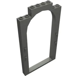 Door Frame Arched 1 x 8 x 12 / Dark Bluish Gray